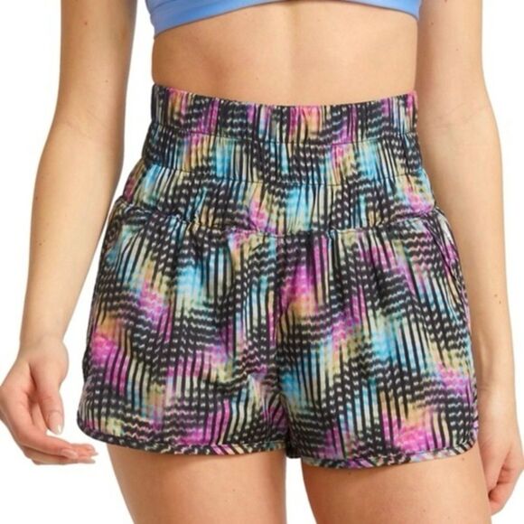 Free People Movement The Way Home Athletic Shorts Euphoria Multicolor Print S - Picture 1 of 8